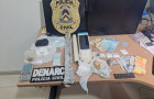 Drogas, dinheiro e demais itens do tráfico apreendidos pela 2ª Denarc em Araguaína