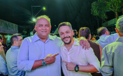 O presidente da Câmara Municipal de Araguaína, vereador Max Fleury (MDB), entregou um ofício ao senador Eduardo Gomes (PL)