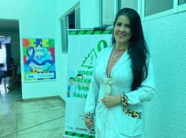 Servidora Ângela destaca momentos com pacientes.