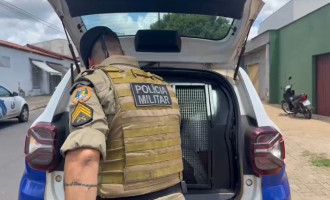 Polícia Militar prende suspeito de sequestro e apreende armas durante ocorrência em Araguaína.