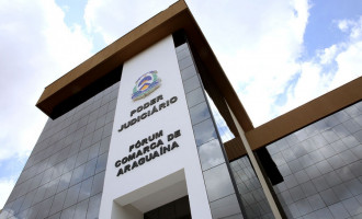 Fórum da Comarca de Araguaína, onde ocorreu a condenação