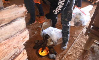 Aproximadamente 170 quilos de drogas apreendidas foram destruídas