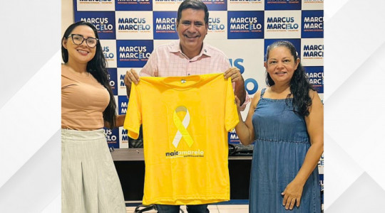 Deputado Marcus Marcelo recebe representantes do Detran/TO de Araguaína para discutir ações da campanha Maio Amarelo