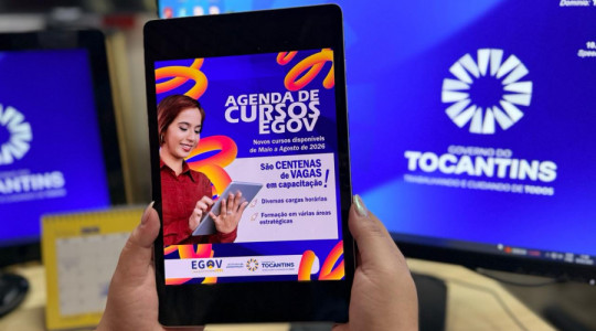 Plataforma de Cursos da Escola de Governo oferece capacitação a servidores de todos os 139 municípios do Tocantins